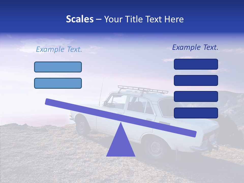 Lilac Clouds Dead End PowerPoint Template