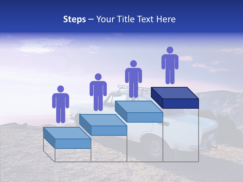 Lilac Clouds Dead End PowerPoint Template