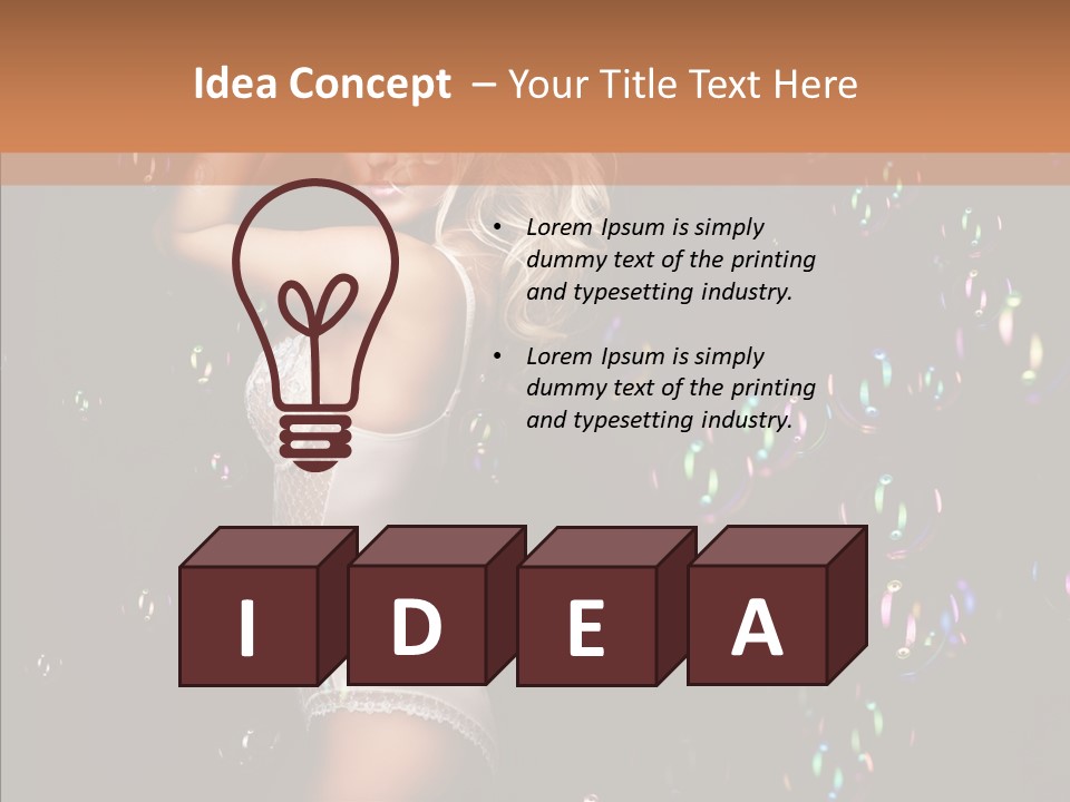 Secret Lingerie Studio PowerPoint Template