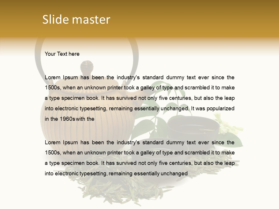 Healthy Two Pot PowerPoint Template