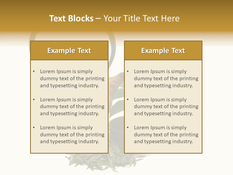 Healthy Two Pot PowerPoint Template
