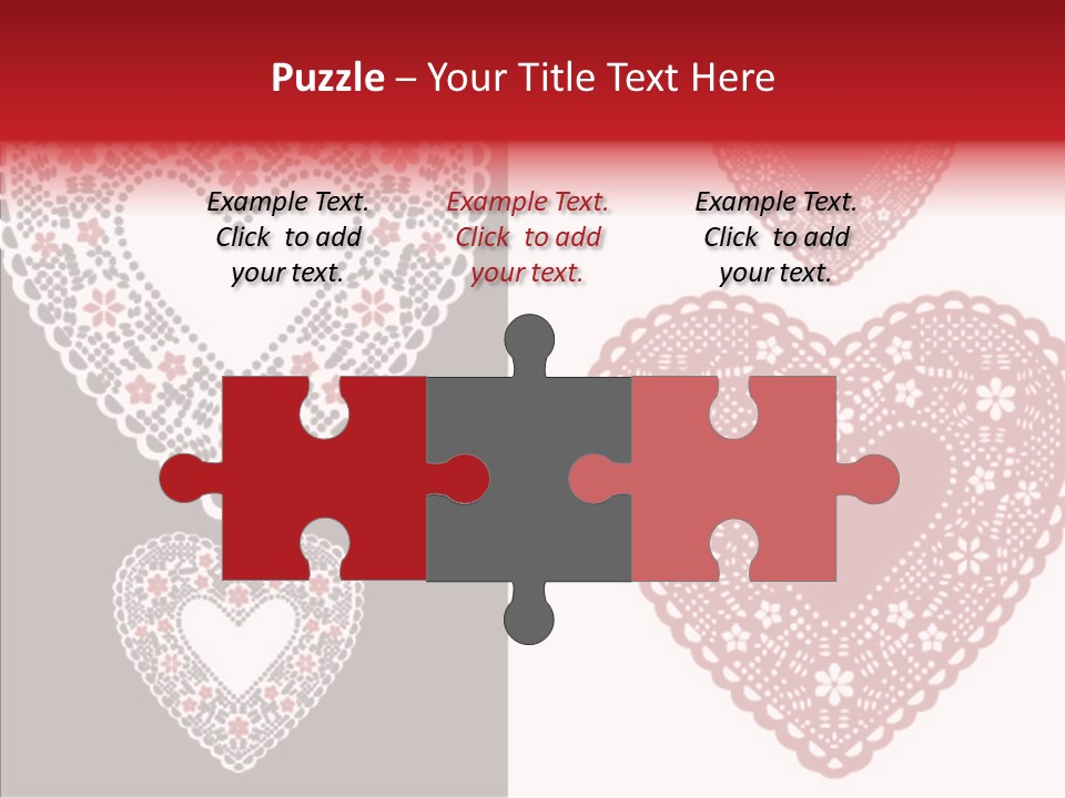 Vector Heart Vector Romance PowerPoint Template