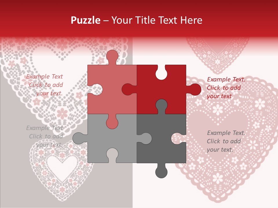Vector Heart Vector Romance PowerPoint Template