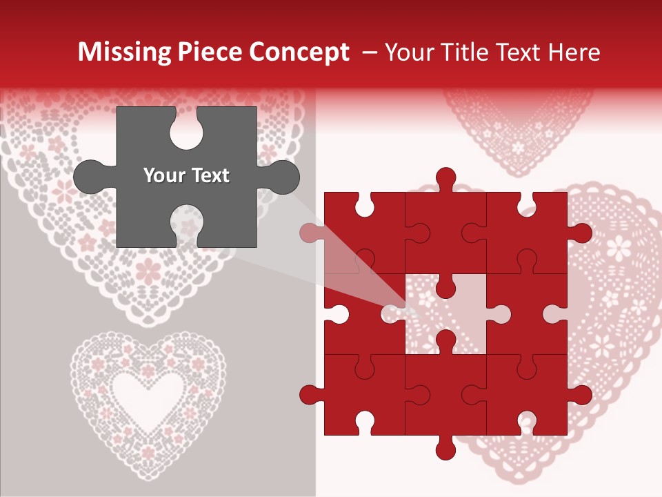 Vector Heart Vector Romance PowerPoint Template