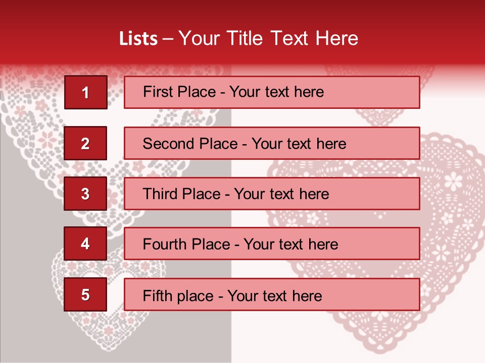 Vector Heart Vector Romance PowerPoint Template