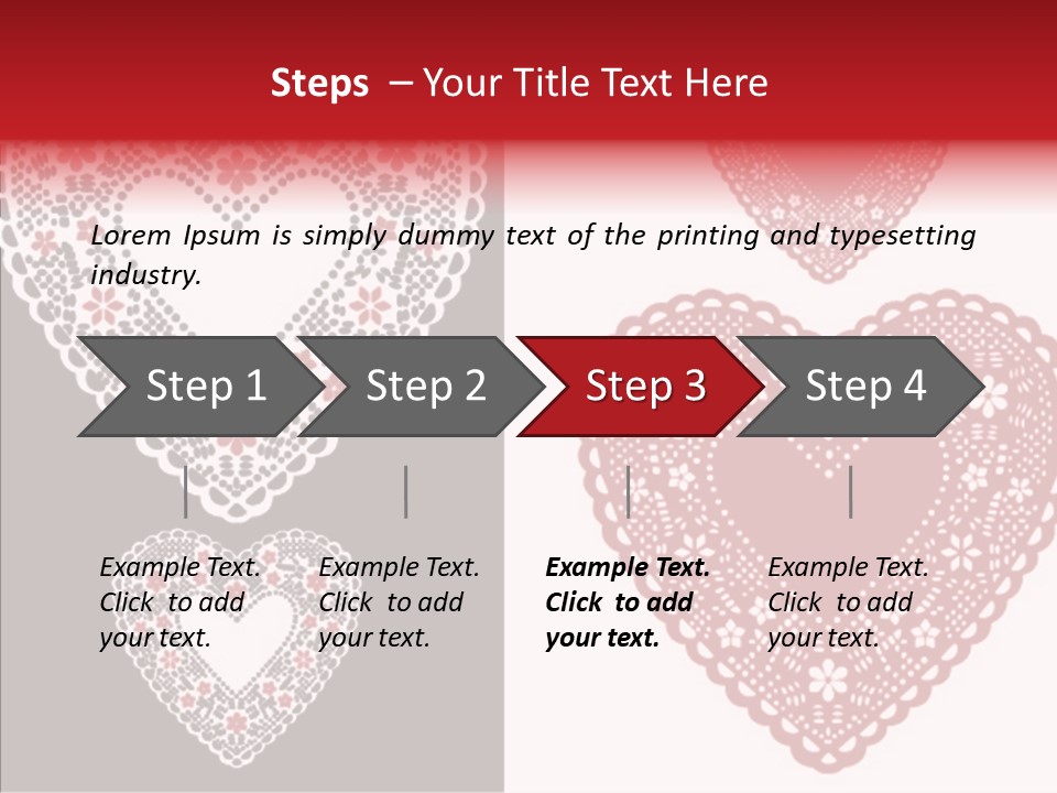 Vector Heart Vector Romance PowerPoint Template