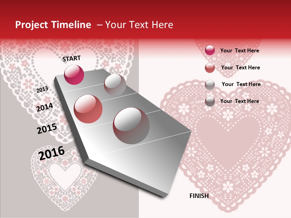 Vector Heart Vector Romance PowerPoint Template