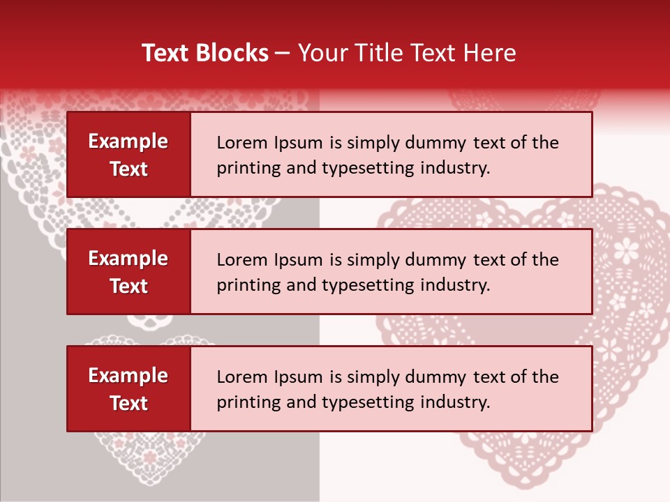 Vector Heart Vector Romance PowerPoint Template