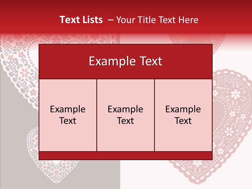 Vector Heart Vector Romance PowerPoint Template