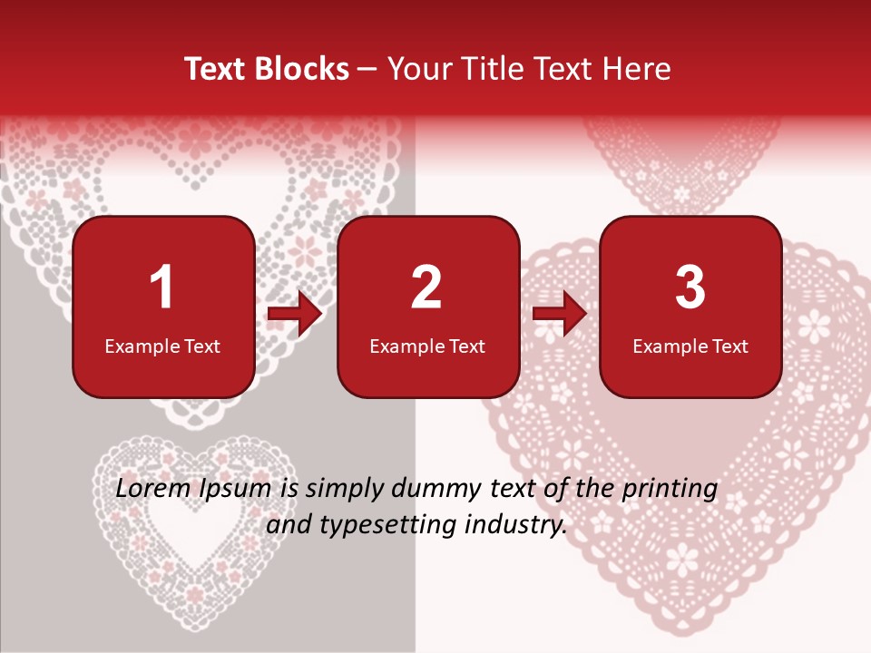 Vector Heart Vector Romance PowerPoint Template
