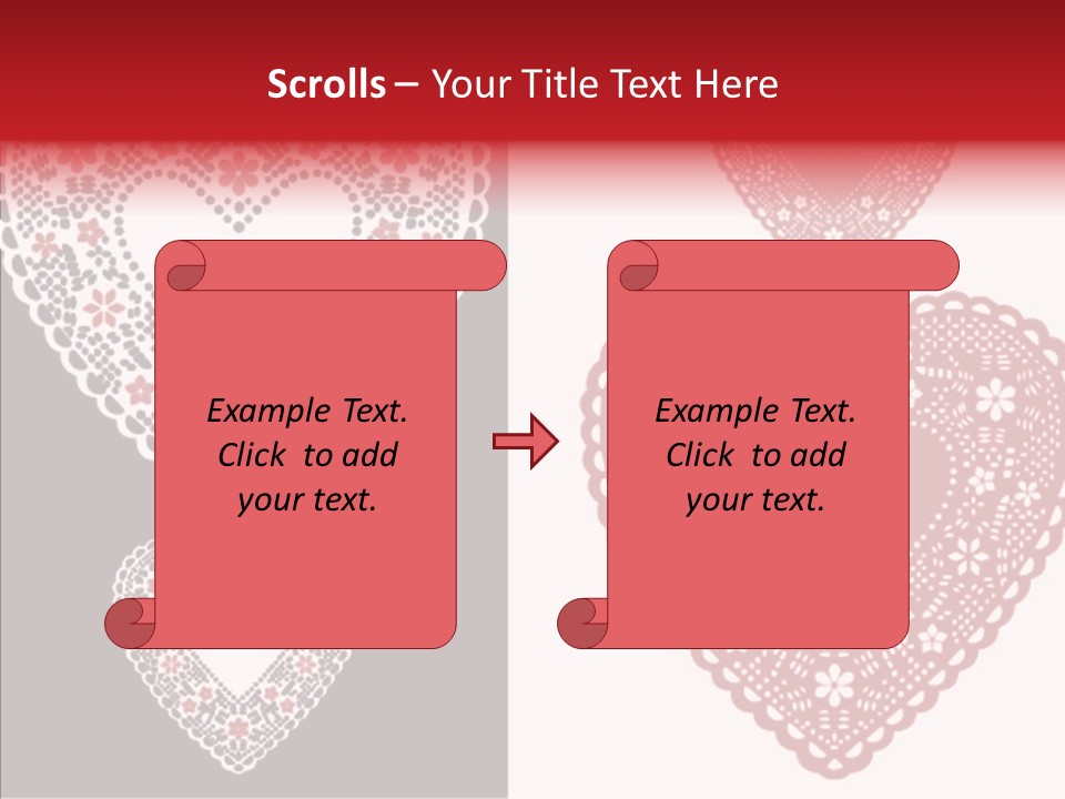 Vector Heart Vector Romance PowerPoint Template