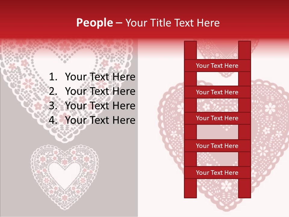 Vector Heart Vector Romance PowerPoint Template