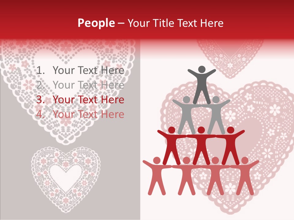 Vector Heart Vector Romance PowerPoint Template