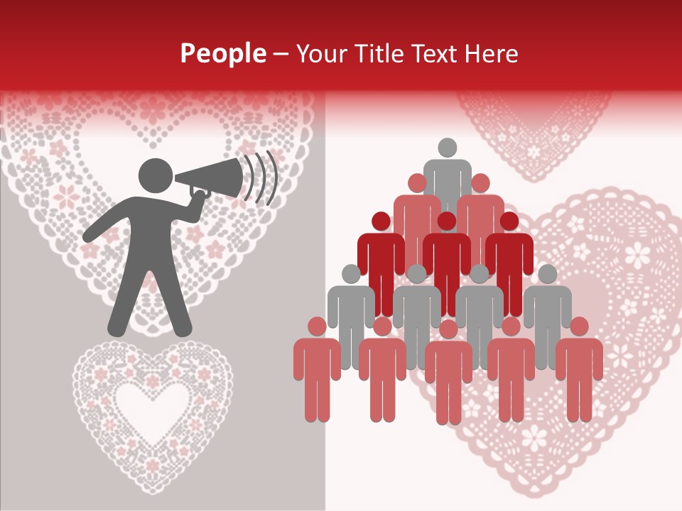 Vector Heart Vector Romance PowerPoint Template