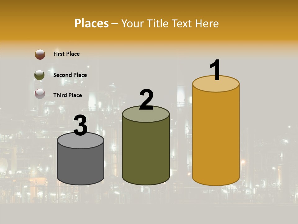 Steel Tungsten Night PowerPoint Template