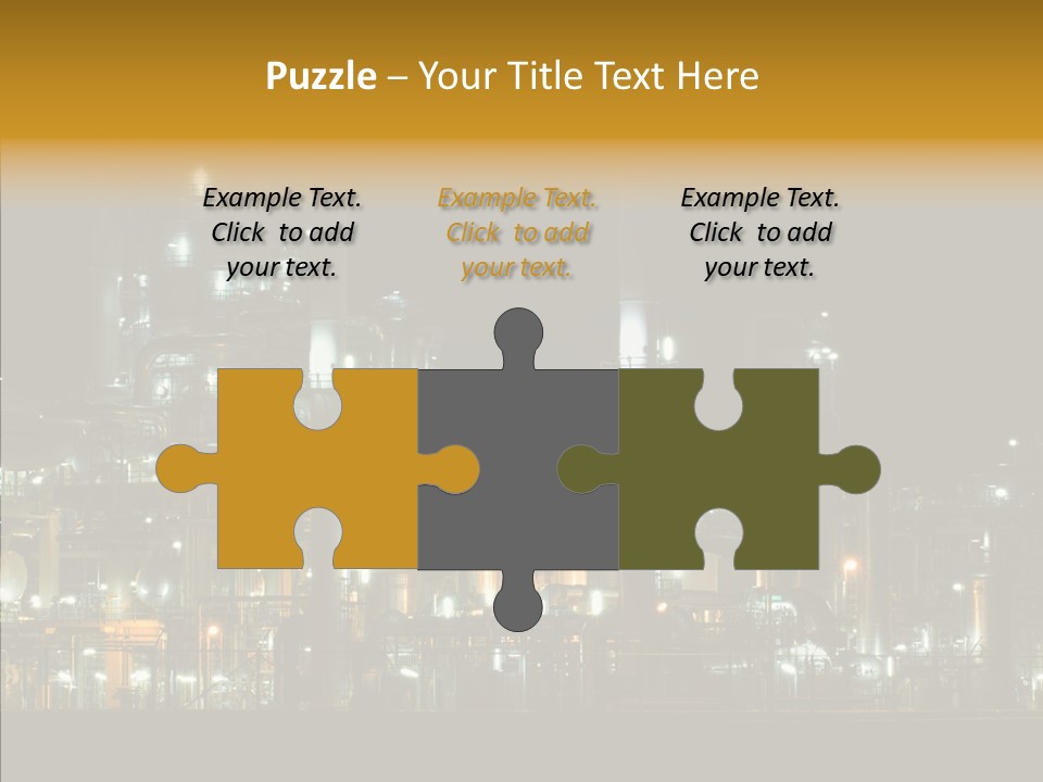 Steel Tungsten Night PowerPoint Template