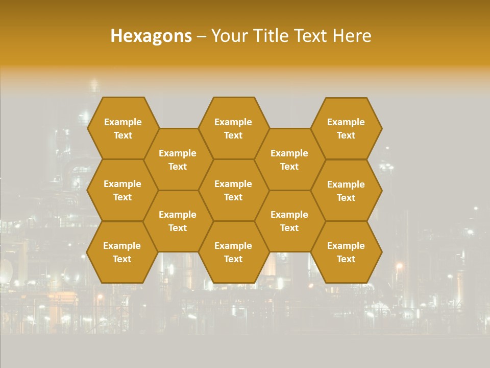 Steel Tungsten Night PowerPoint Template