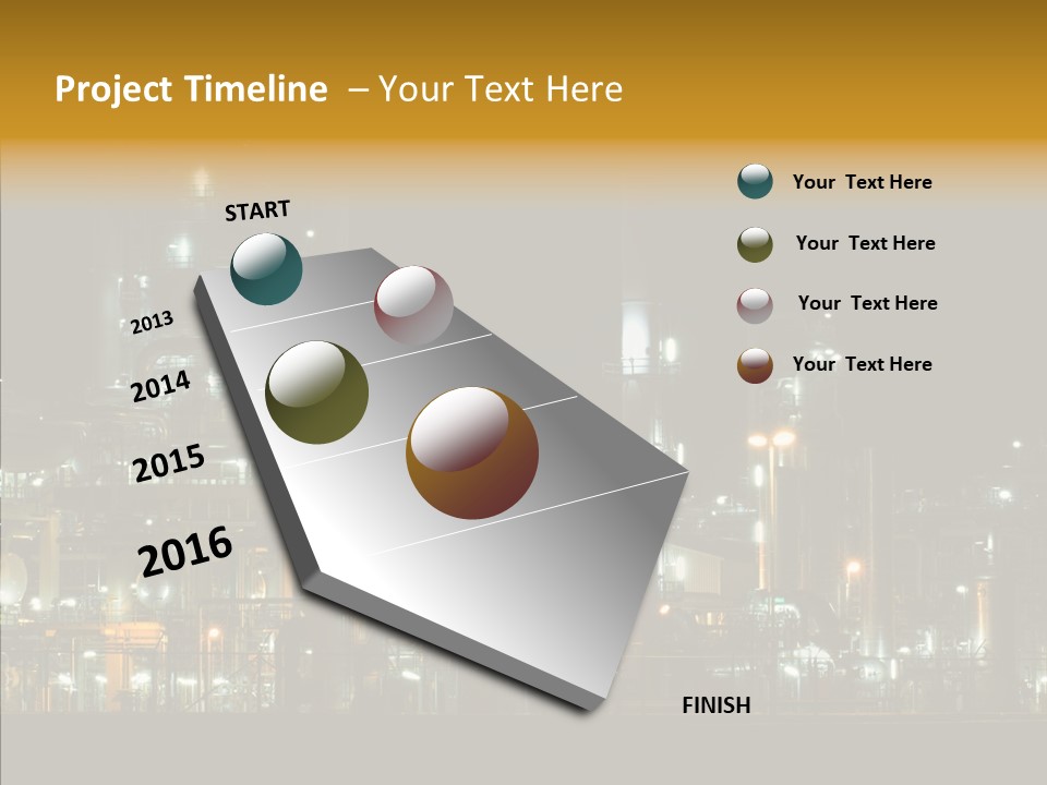 Steel Tungsten Night PowerPoint Template