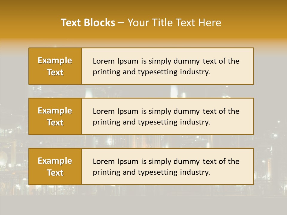 Steel Tungsten Night PowerPoint Template