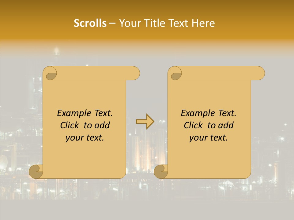 Steel Tungsten Night PowerPoint Template