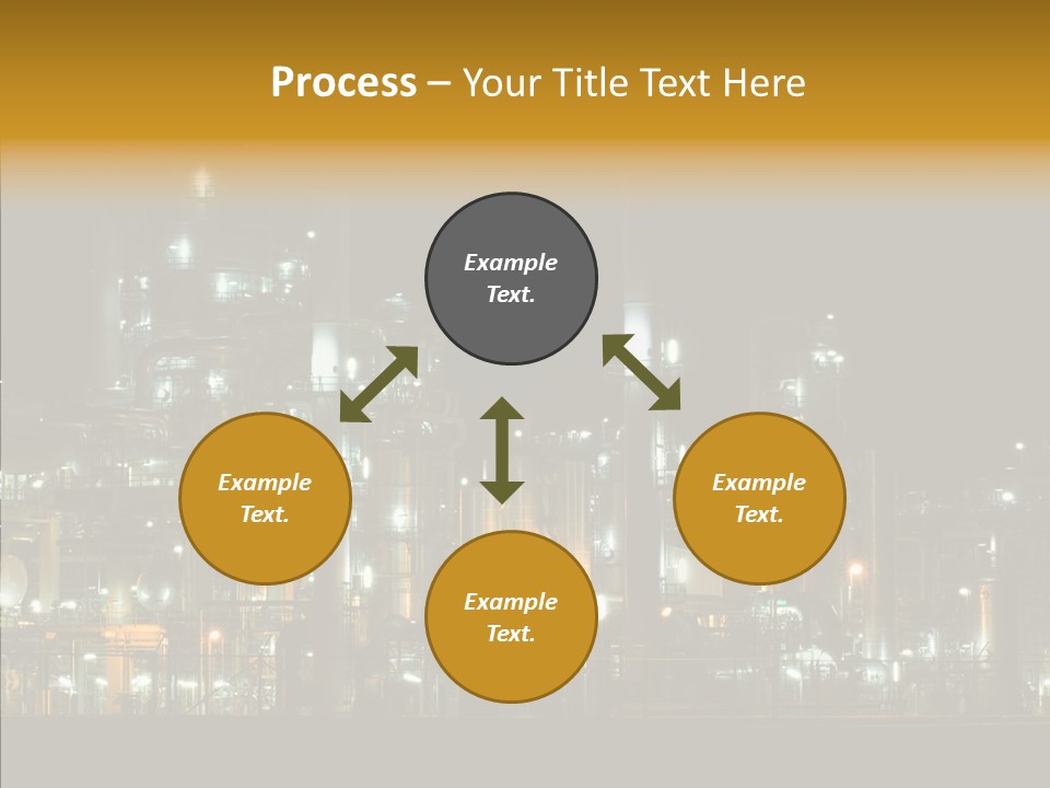Steel Tungsten Night PowerPoint Template