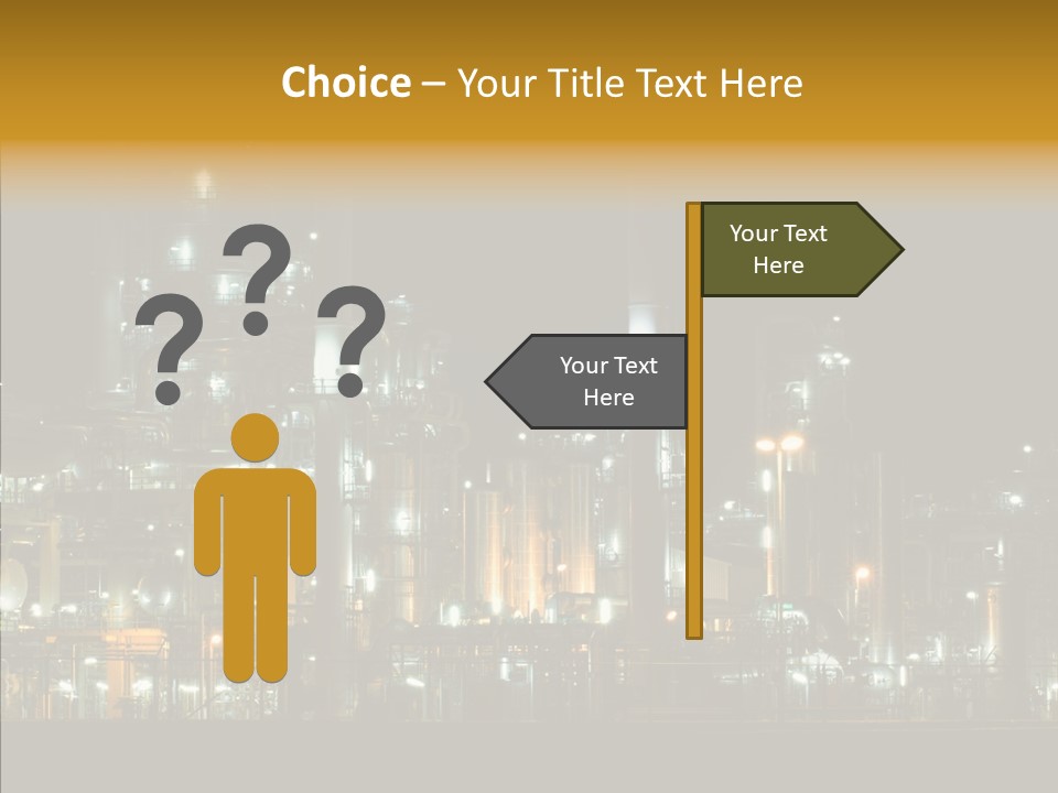 Steel Tungsten Night PowerPoint Template