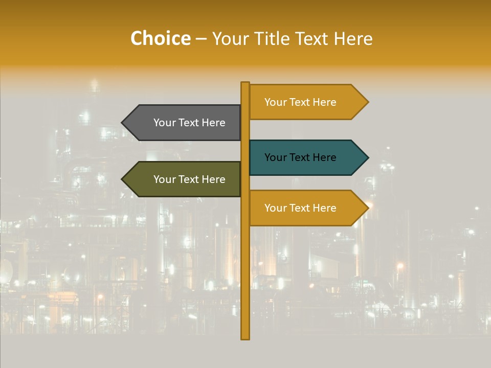 Steel Tungsten Night PowerPoint Template