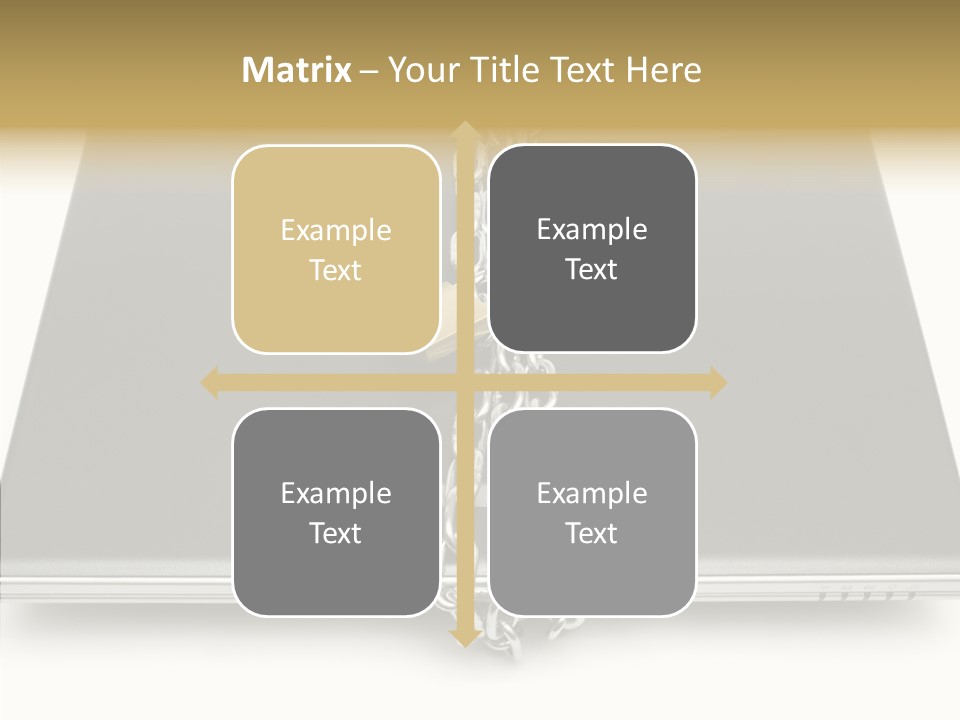 Metaphor Office Closeup PowerPoint Template