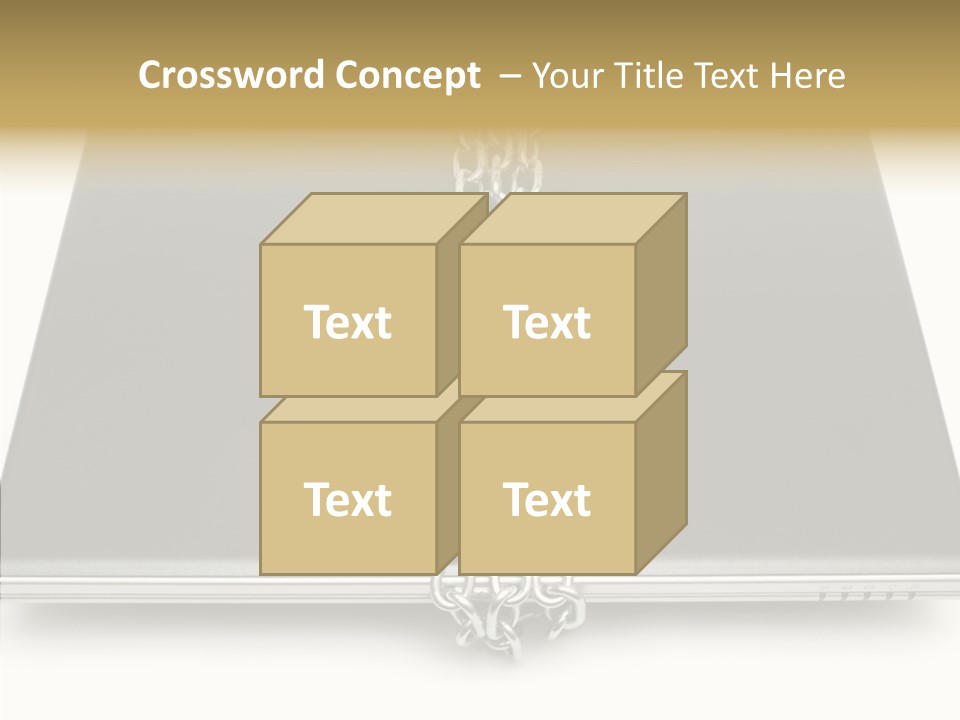 Metaphor Office Closeup PowerPoint Template