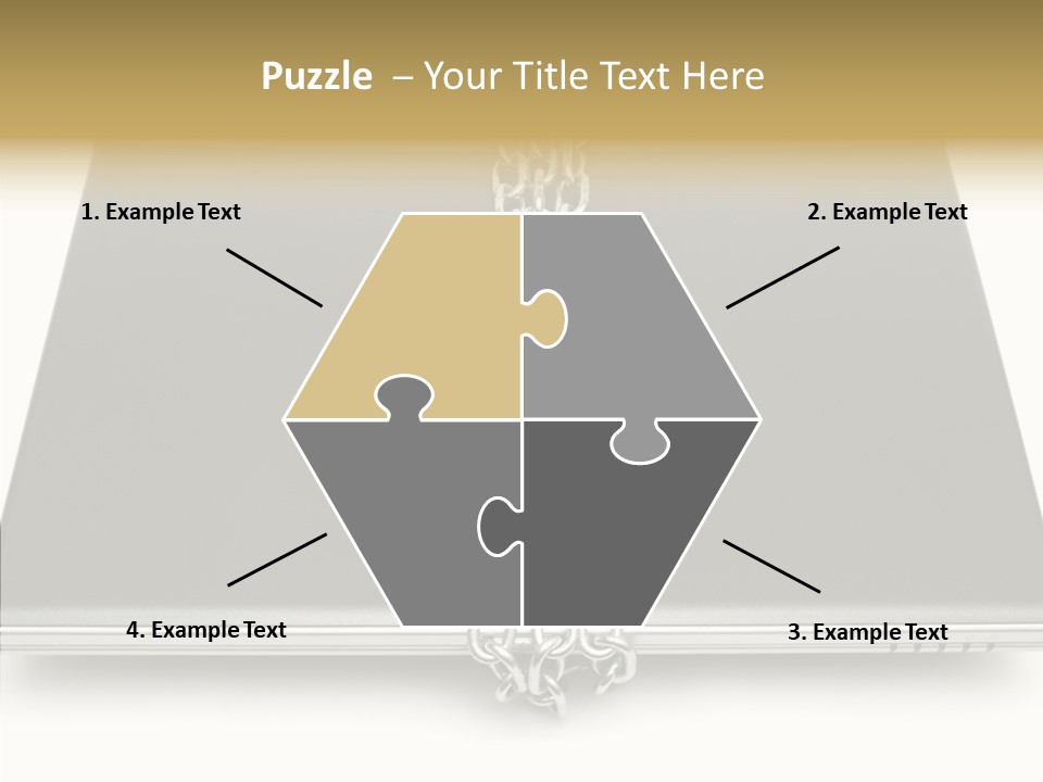 Metaphor Office Closeup PowerPoint Template