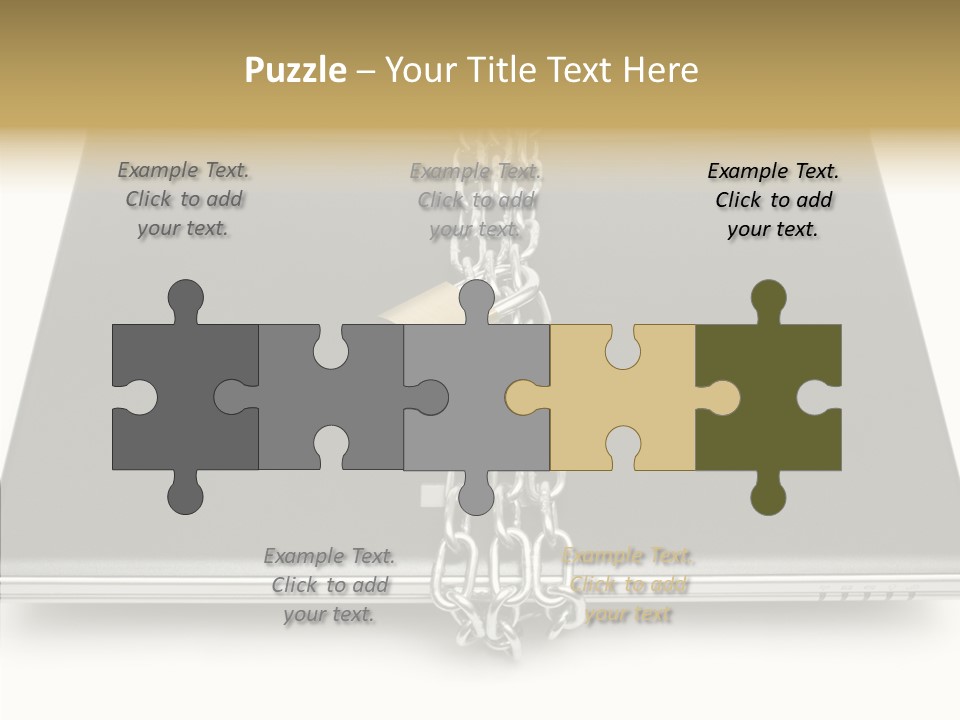 Metaphor Office Closeup PowerPoint Template