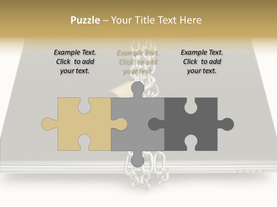 Metaphor Office Closeup PowerPoint Template