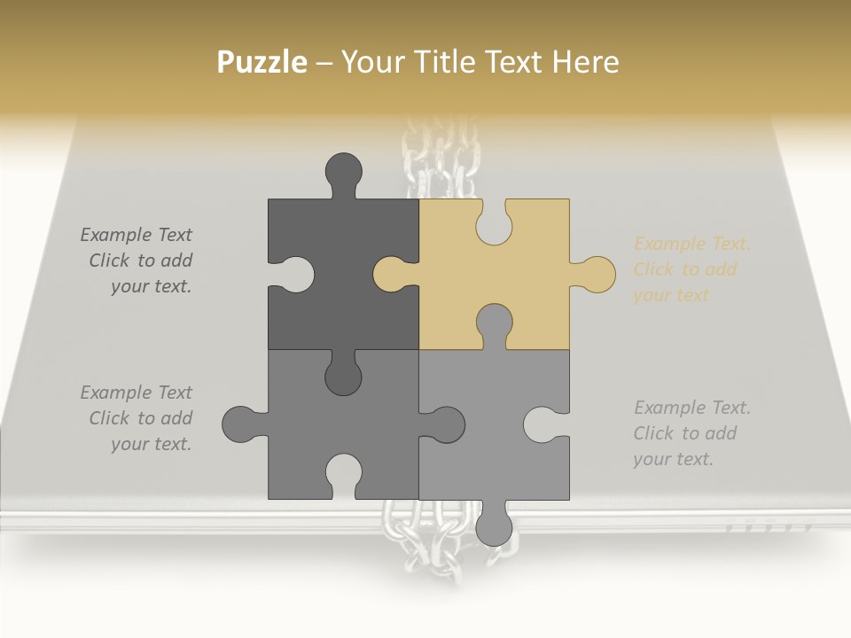 Metaphor Office Closeup PowerPoint Template