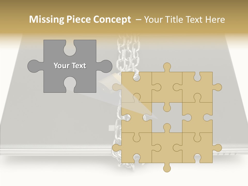 Metaphor Office Closeup PowerPoint Template