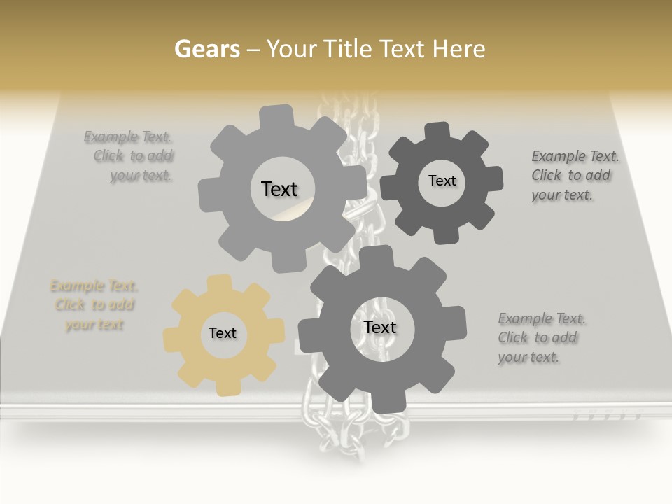 Metaphor Office Closeup PowerPoint Template