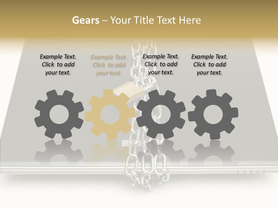 Metaphor Office Closeup PowerPoint Template