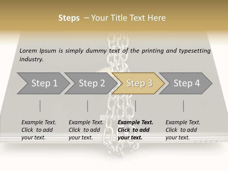 Metaphor Office Closeup PowerPoint Template