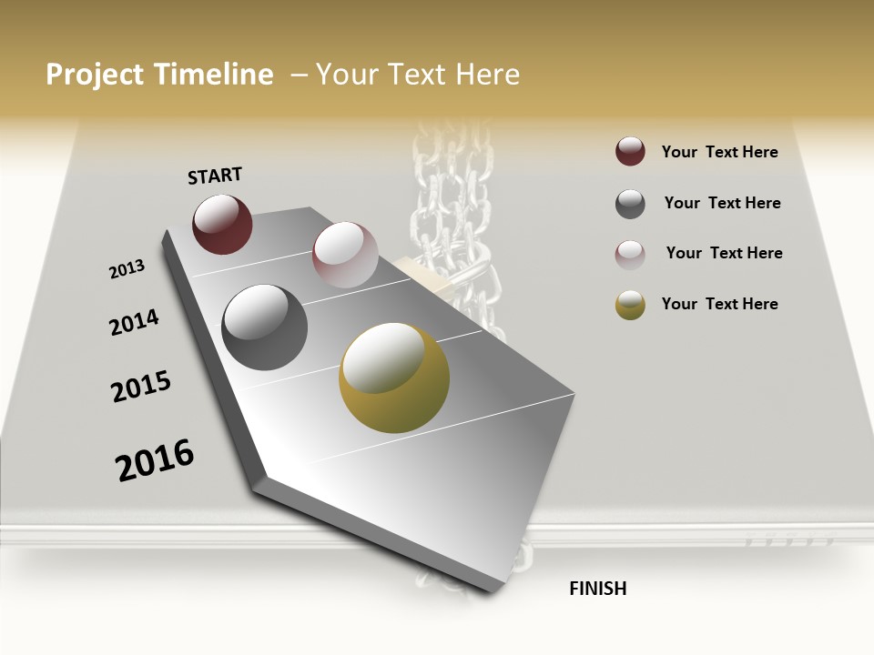 Metaphor Office Closeup PowerPoint Template
