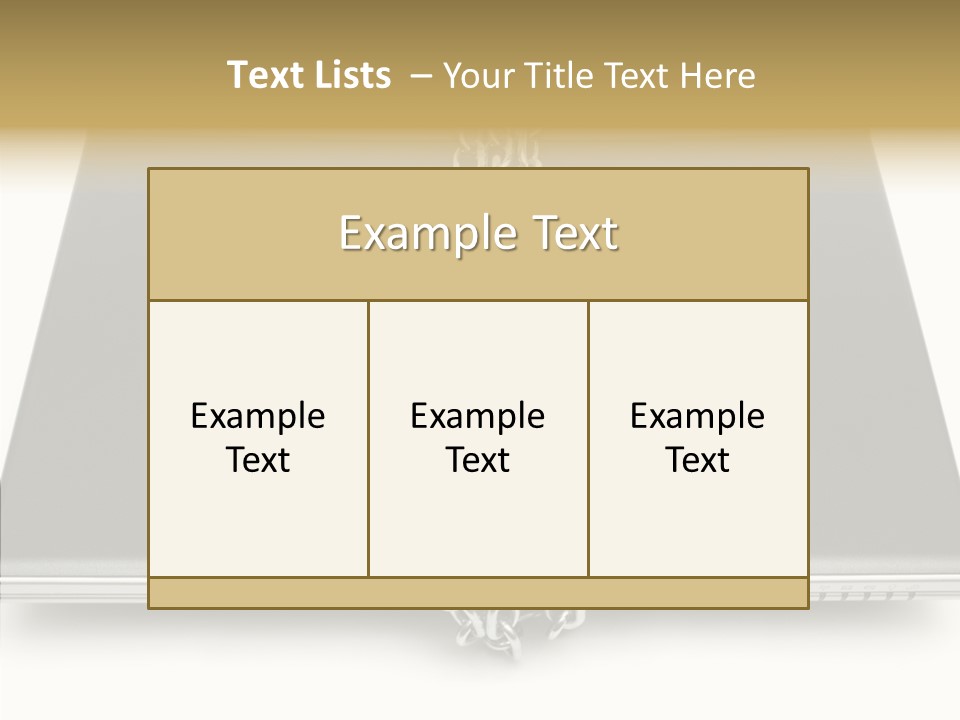 Metaphor Office Closeup PowerPoint Template
