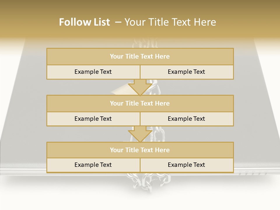 Metaphor Office Closeup PowerPoint Template