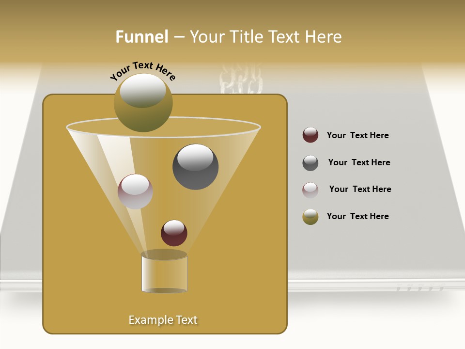 Metaphor Office Closeup PowerPoint Template