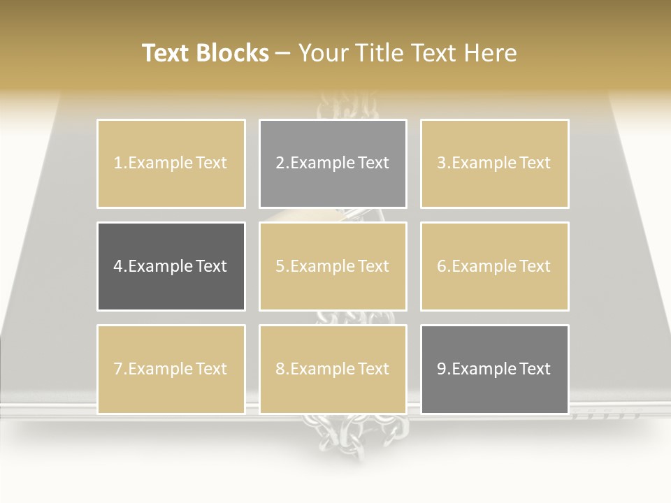 Metaphor Office Closeup PowerPoint Template