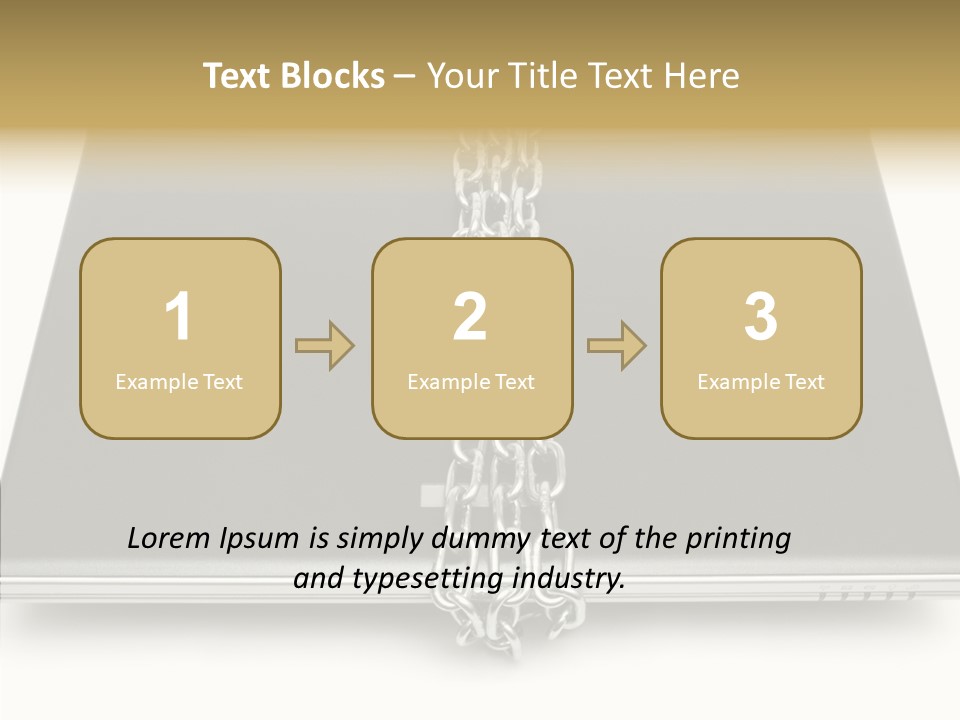 Metaphor Office Closeup PowerPoint Template