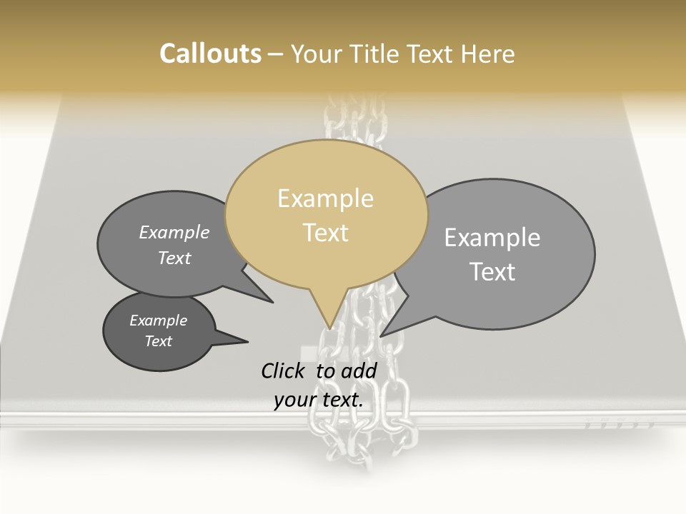 Metaphor Office Closeup PowerPoint Template