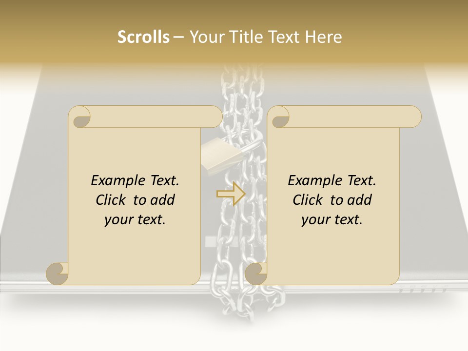 Metaphor Office Closeup PowerPoint Template