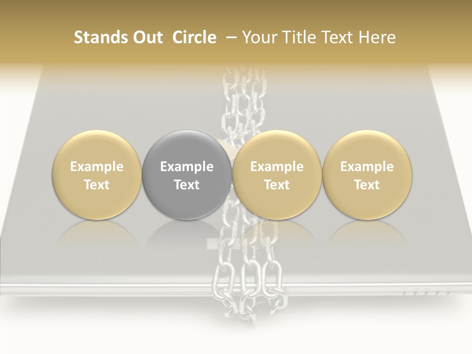 Metaphor Office Closeup PowerPoint Template