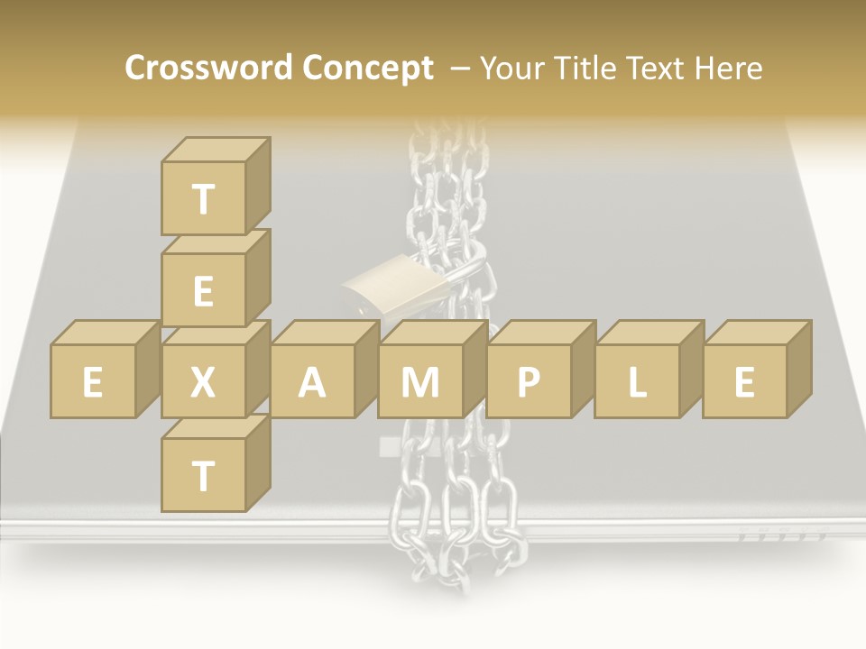 Metaphor Office Closeup PowerPoint Template
