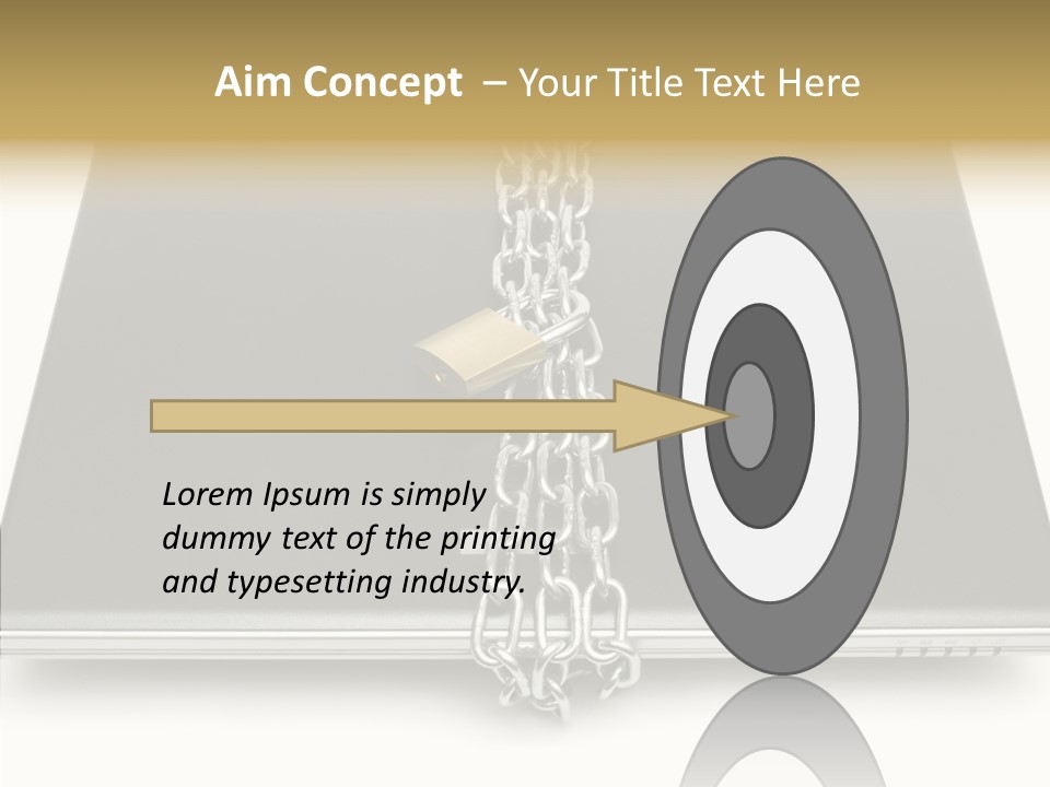 Metaphor Office Closeup PowerPoint Template