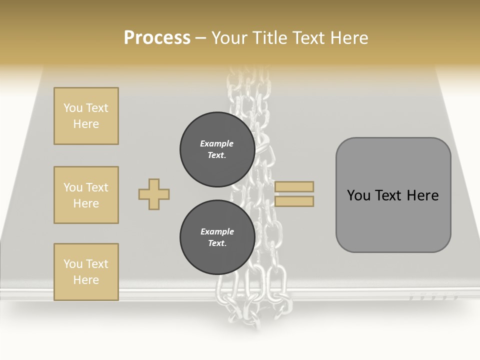 Metaphor Office Closeup PowerPoint Template