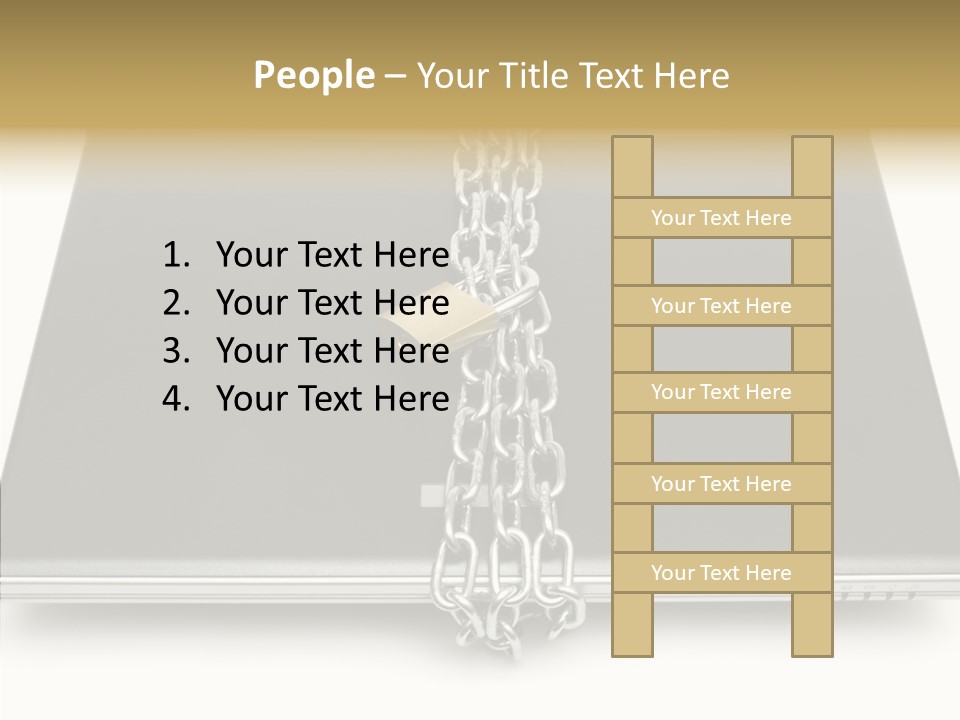 Metaphor Office Closeup PowerPoint Template